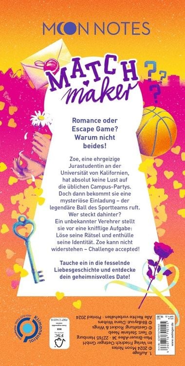 Produktbild: Matchmaker. Das etwas andere Escape-Game mit Herzklopfgarantie