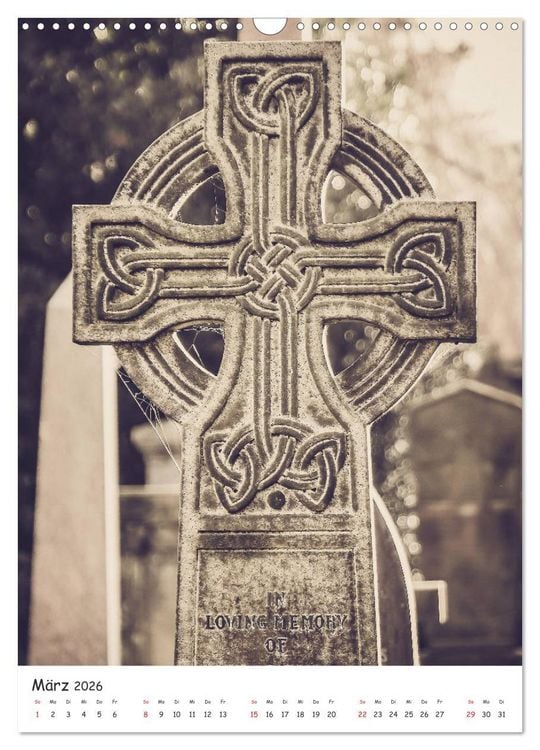 Produktbild: Dean Cemetery - Historischer Friedhof Edinburgh (Wandkalender 2026 DIN A3 hoch), CALVENDO Monatskalender