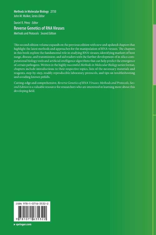 Produktbild: Reverse Genetics of RNA Viruses