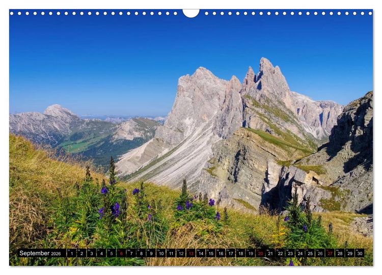 Produktbild: Das Gr&ouml;dner Tal - Im Herzen der Dolomiten (Wandkalender 2026 DIN A3 quer), CALVENDO Monatskalender