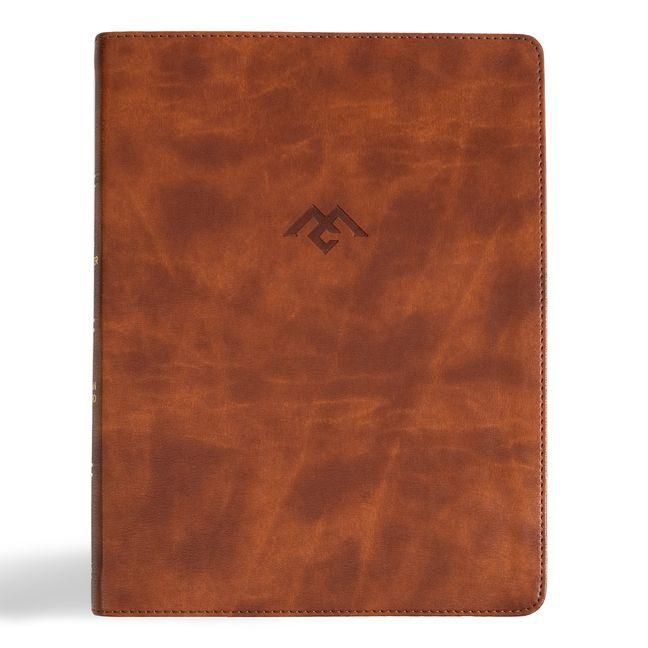 Produktbild: CSB Men of Character Bible, Revised and Updated, Brown Leathertouch, Indexed