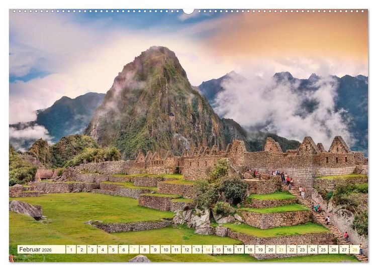 Produktbild: Machu Picchu - Stadt der Inka (Wandkalender 2026 DIN A2 quer), CALVENDO Monatskalender