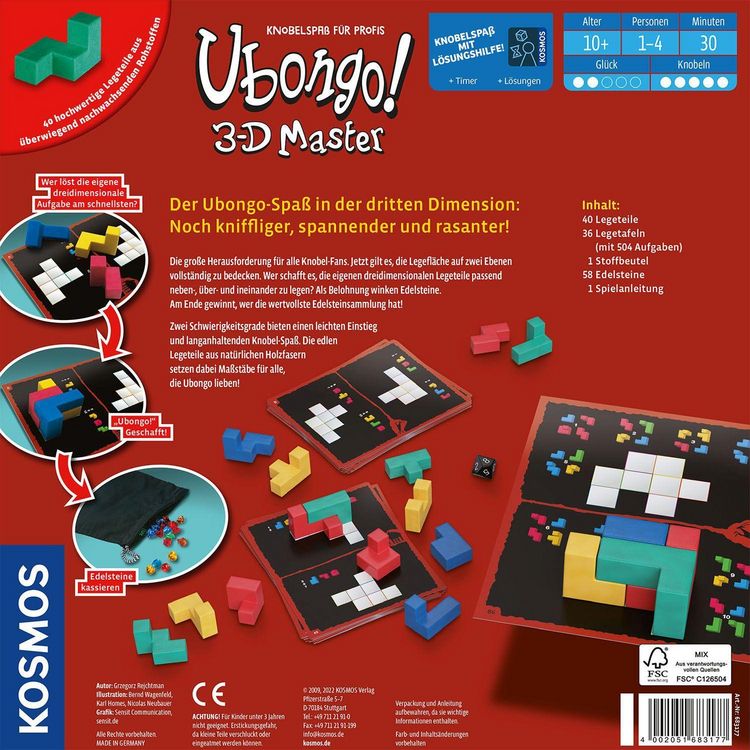 Produktbild: Ubongo! 3-D Master