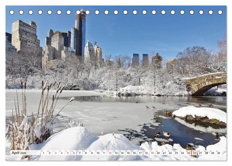 Produktbild: Winter. Zauberhafte Schneelandschaften (Tischkalender 2026 DIN A5 quer), CALVENDO Monatskalender