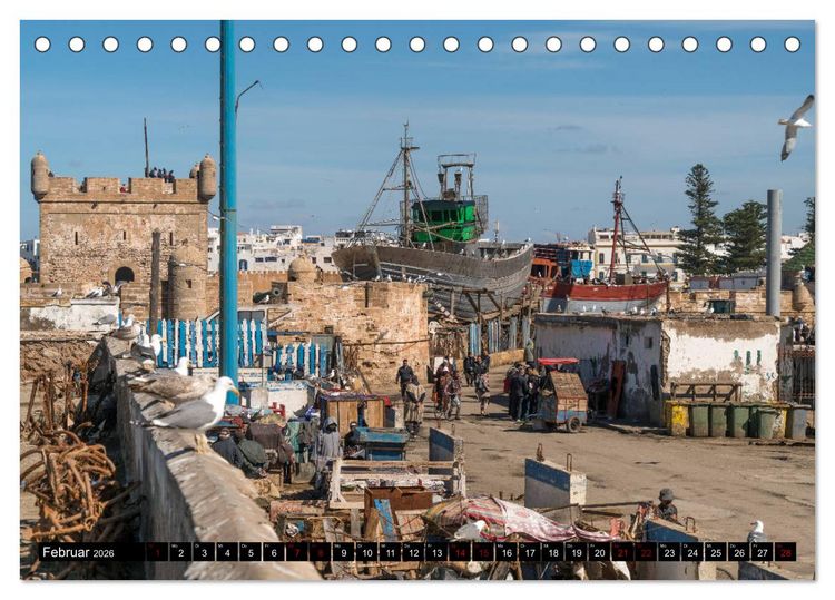 Produktbild: Marokko - Essaouira (Tischkalender 2026 DIN A5 quer), CALVENDO Monatskalender