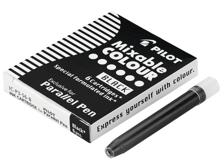 Produktbild: PILOT Patronen Parallel Pen schwarz 6er