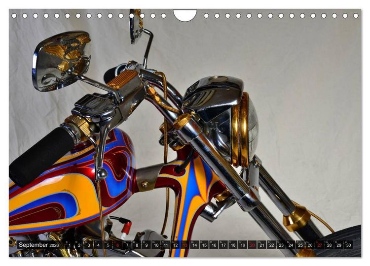 Produktbild: Harley Classic Chopper (Wandkalender 2026 DIN A4 quer), CALVENDO Monatskalender
