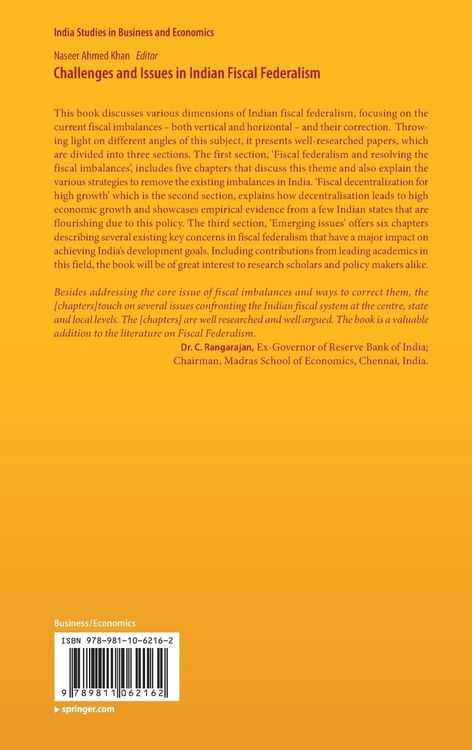 Produktbild: Challenges and Issues in Indian Fiscal Federalism