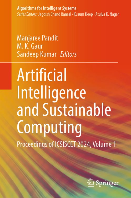 Produktbild: Artificial Intelligence and Sustainable Computing