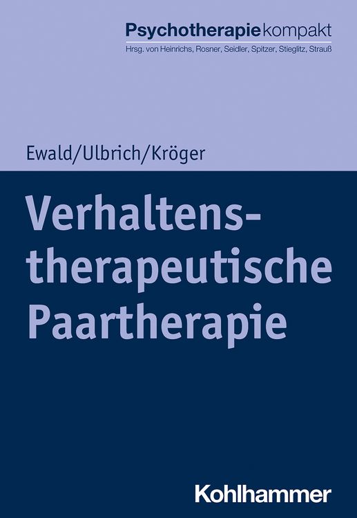 Produktbild: Verhaltenstherapeutische Paartherapie
