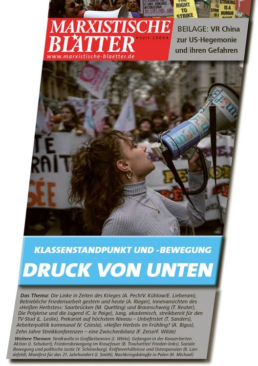 Produktbild: Klassenstandpunkt und -bewegung - Druck von unten
