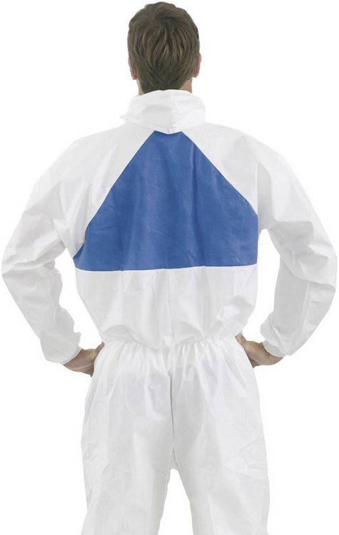 Produktbild: 3M 4540+XL Schutzanzug Modell 4540+ Kleider-Gr&ouml;&szlig;e=XL Wei&szlig;, Blau