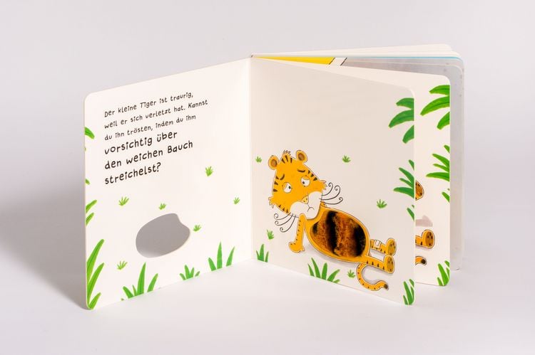 Produktbild: Tr&ouml;ste den Tiger &ndash; Ein F&uuml;hl-Mitmachbuch
