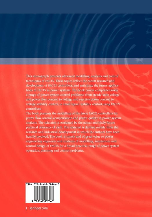 Produktbild: Flexible AC Transmission Systems: Modelling and Control