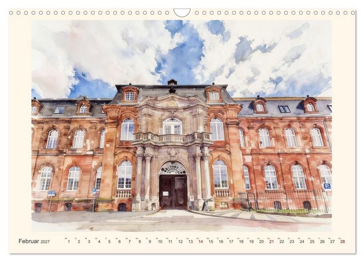 Produktbild: Charmantes Saarland (Wandkalender 2027 DIN A3 quer), CALVENDO Monatskalender