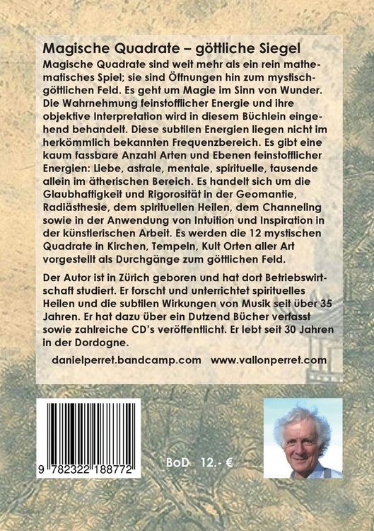 Produktbild: Die 12 magischen Quadrate als g&ouml;ttliche Siegel