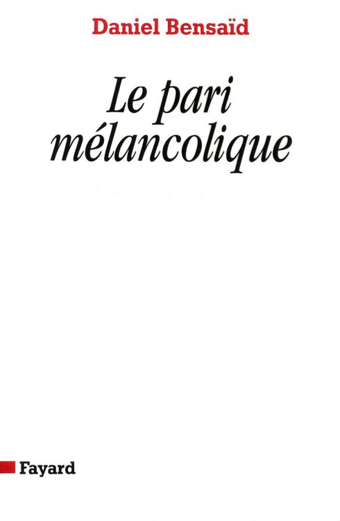 Produktbild: Le Pari m&eacute;lancolique