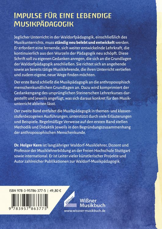 Produktbild: Musikunterricht aus Menschenkunde