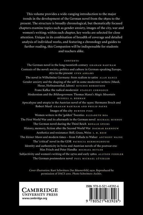 Produktbild: The Cambridge Companion to the Modern German Novel