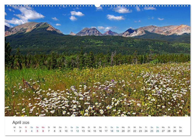 Produktbild: Reise durch Alberta und British Columbia (hochwertiger Premium Wandkalender 2026 DIN A2 quer), Kunstdruck in Hochglanz