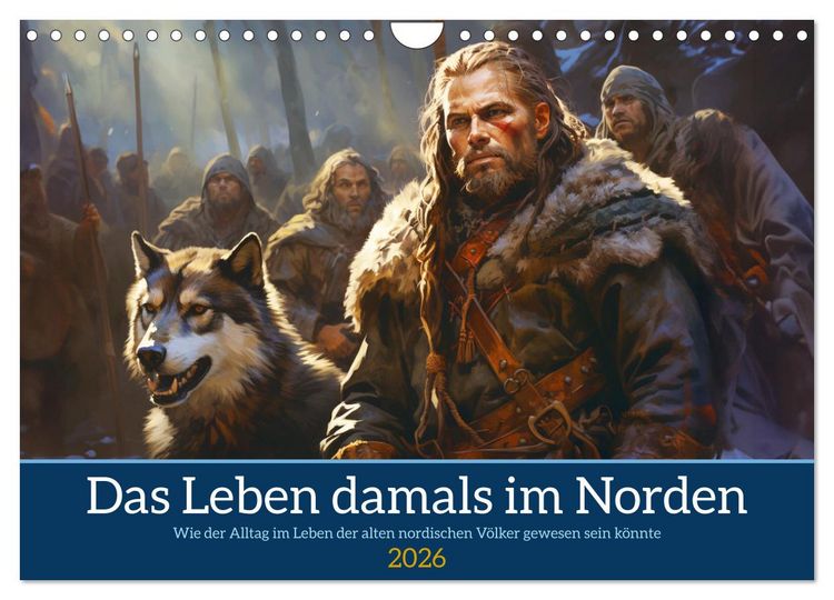Produktbild: Das Leben damals im Norden (Wandkalender 2026 DIN A4 quer), CALVENDO Monatskalender