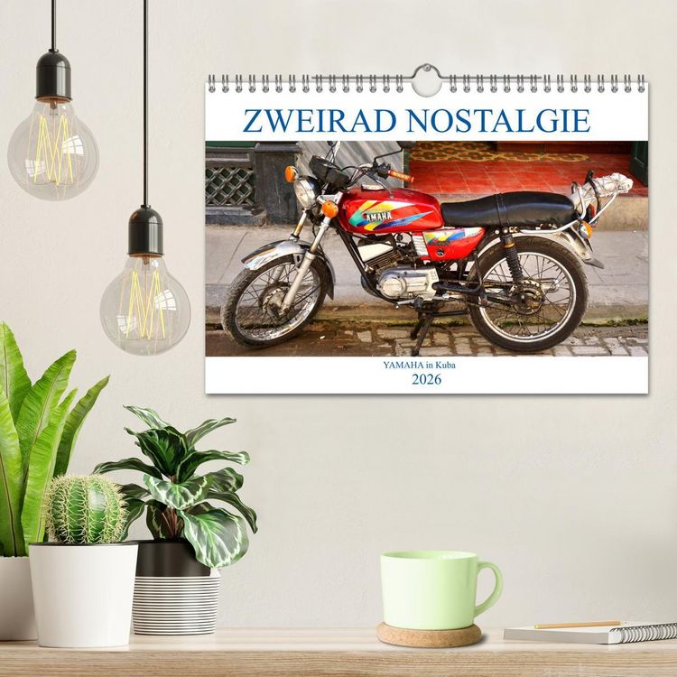 Produktbild: Zweirad Nostalgie - YAMAHA in Kuba (Wandkalender 2026 DIN A4 quer), CALVENDO Monatskalender