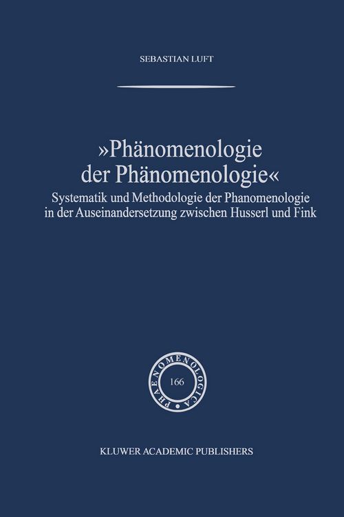 Produktbild: Ph&auml;nomenologie der Ph&auml;nomenologie