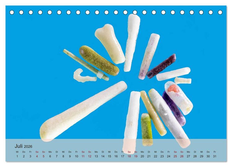Produktbild: rosaroter korallensand (Tischkalender 2026 DIN A5 quer), CALVENDO Monatskalender