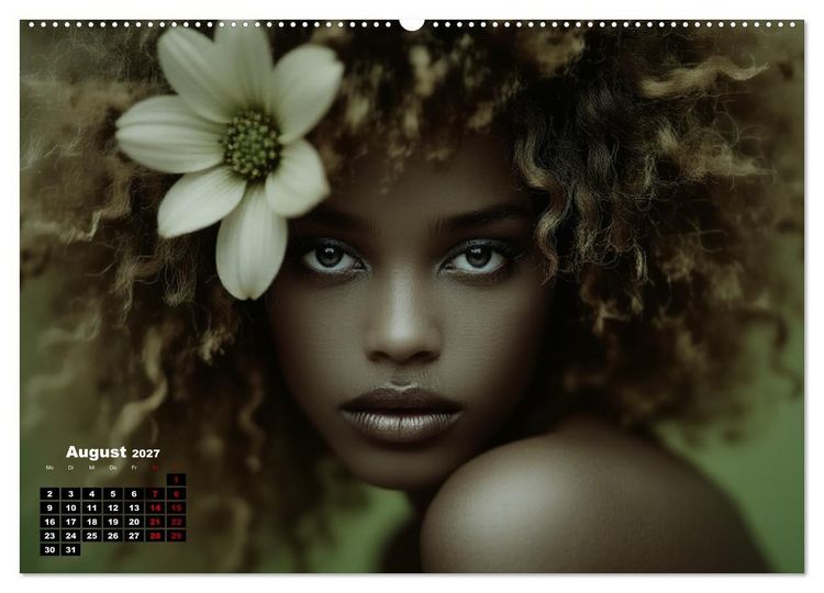Produktbild: Florale Anmut (Wandkalender 2027 DIN A2 quer), CALVENDO Monatskalender