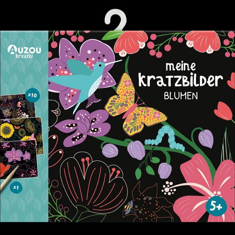 Produktbild: Auzou Meine Kratzbilder - Blumen