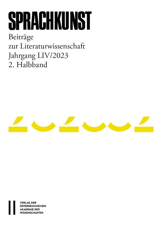 Produktbild: Sprachkunst - Beitr&auml;ge zur Literaturwissenschaft, Jahrgang L