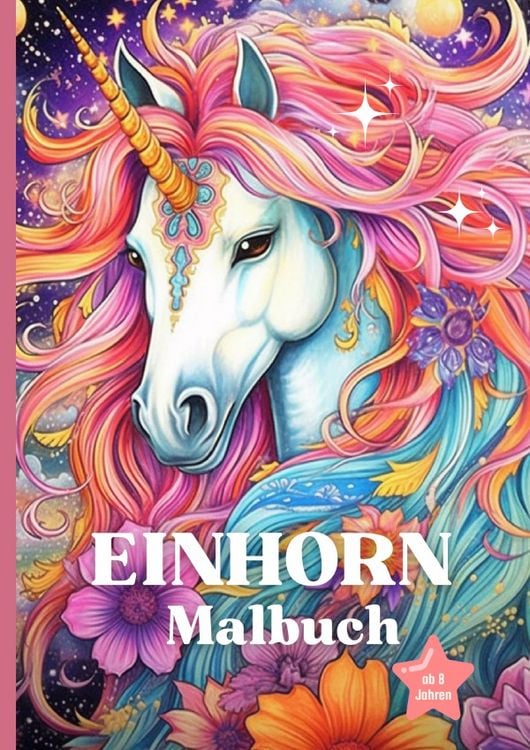 Produktbild: Einhorn Malbuch