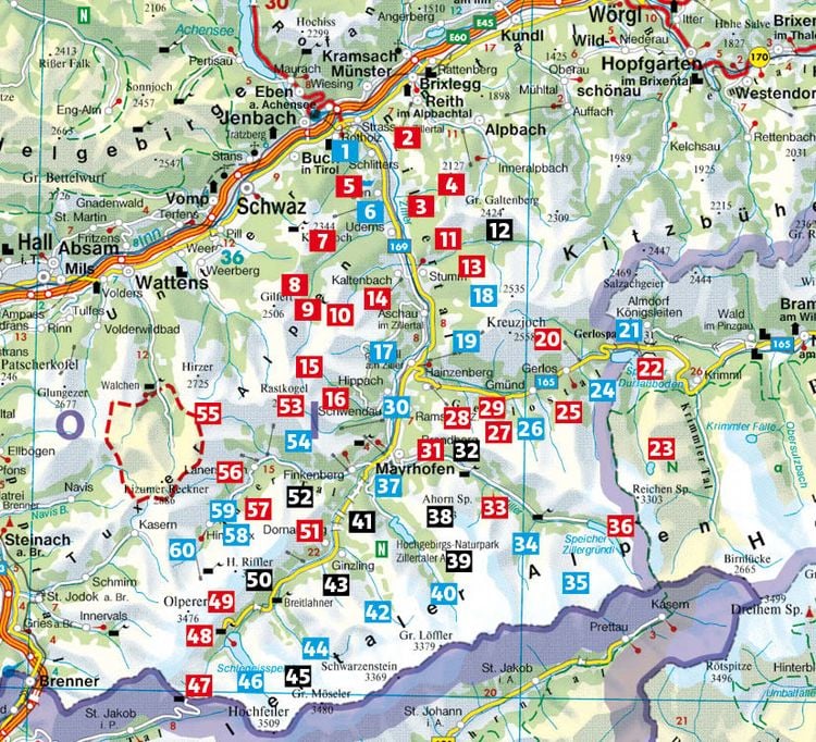 Produktbild: ROTHER Wanderf&uuml;hrer Zillertal