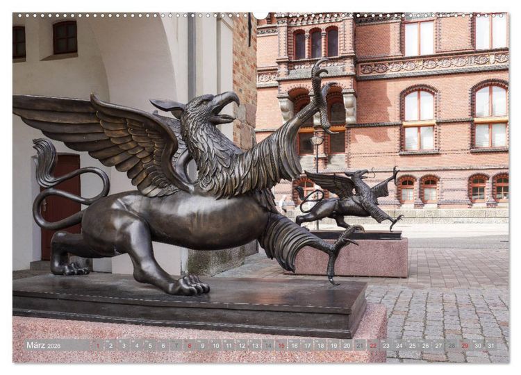 Produktbild: Rostock und Warnem&uuml;nde - Tor zur Welt (hochwertiger Premium Wandkalender 2026 DIN A2 quer), Kunstdruck in Hochglanz