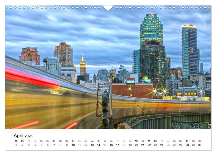 Produktbild: New York - New York. Impressionen der Mega-City (Wandkalender 2026 DIN A3 quer), CALVENDO Monatskalender