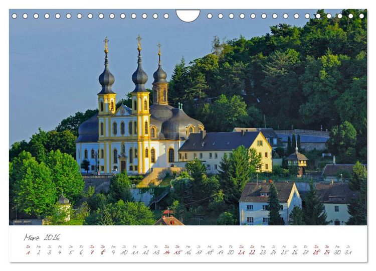 Produktbild: W&uuml;rzburg Die Barockstadt am Main (Wandkalender 2026 DIN A4 quer), CALVENDO Monatskalender