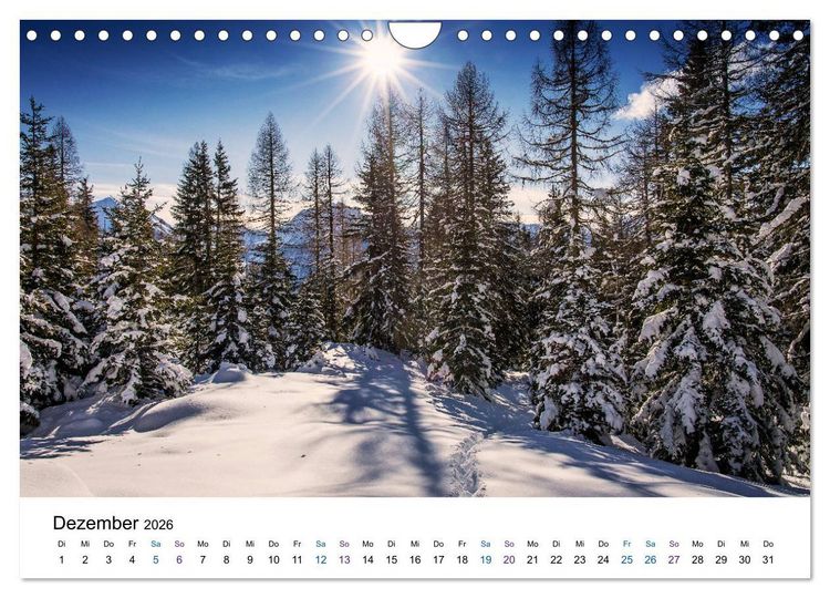 Produktbild: Ultental - Ein Jahr in Bildern (Wandkalender 2026 DIN A4 quer), CALVENDO Monatskalender