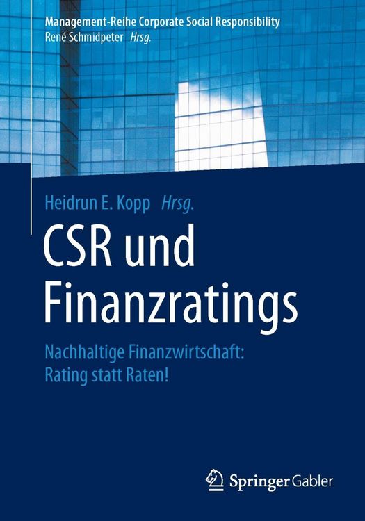 Produktbild: CSR und Finanzratings