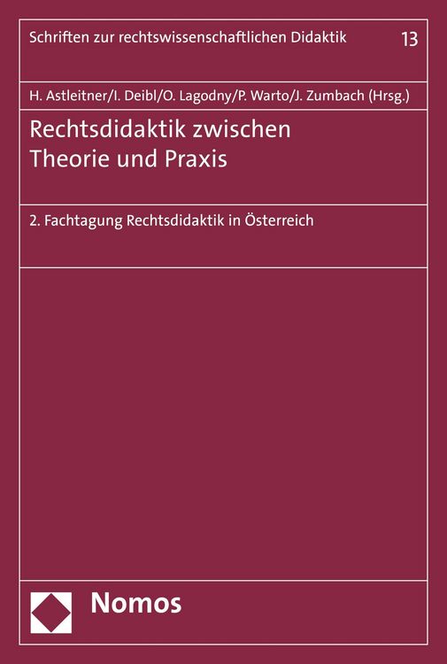 Produktbild: Rechtsdidaktik zwischen Theorie und Praxis