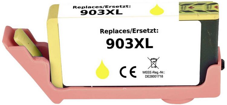 Produktbild: Renkforce Druckerpatrone ersetzt HP 903XL, T6M11AE Kompatibel Gelb RF-5705456