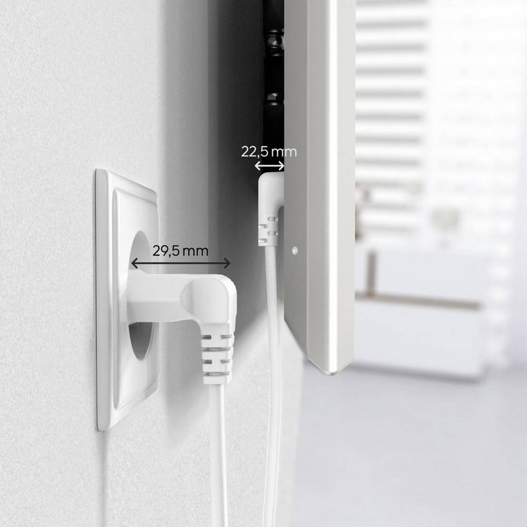 Produktbild: Hama 00223283 Strom Netzkabel Wei&szlig; 3m