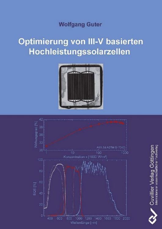 Produktbild: Optimierung von III-V basierten Hochleistungssolarzellen