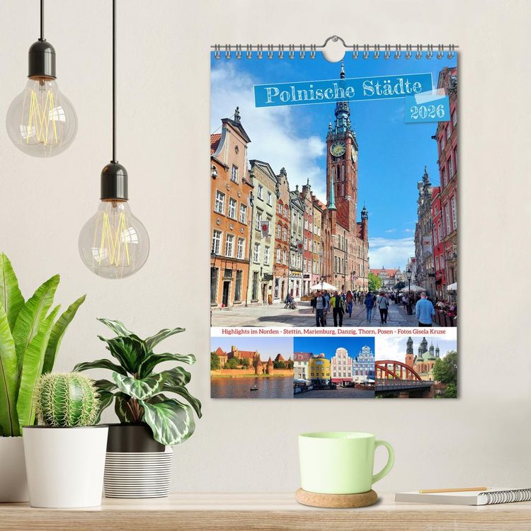 Produktbild: Polnische St&auml;dte - Highlights im Norden (Wandkalender 2026 DIN A4 hoch), CALVENDO Monatskalender
