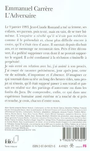 Produktbild: L' adversaire