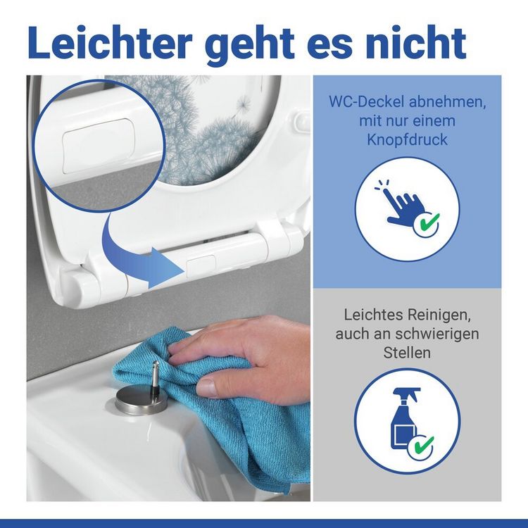 Produktbild: WC Sitz Mod. Astera, Toilettendeckel mit Motiv und Absenkautomatik