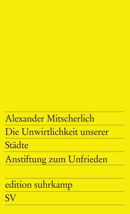 Produktbild: Die Unwirtlichkeit unserer Städte