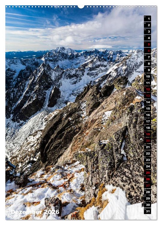Produktbild: Impressionen aus der Tatra (Wandkalender 2026 DIN A2 hoch), CALVENDO Monatskalender