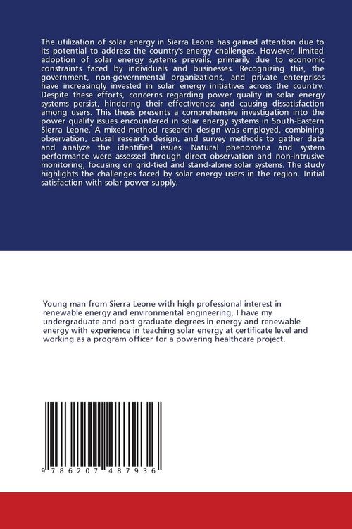 Produktbild: Power Quality Assessment of Solar Energy Systems: A Study of Grid-Tied