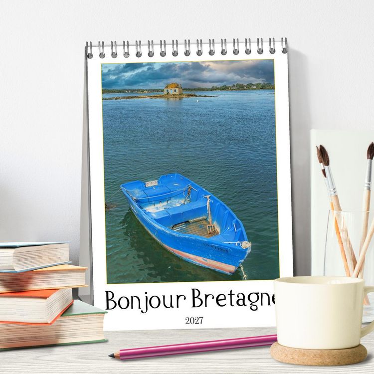 Produktbild: Bonjour Bretagne (Tischkalender 2027 DIN A5 hoch), CALVENDO Monatskalender