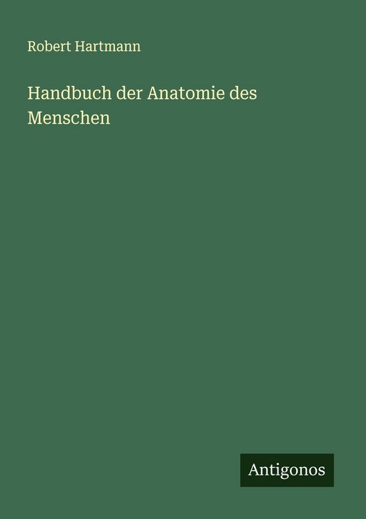 Produktbild: Handbuch der Anatomie des Menschen